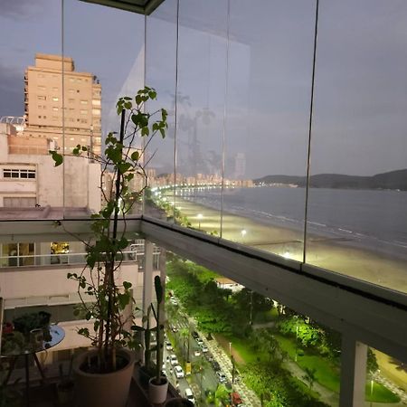 Apartamentos Na Praia Do Gonzaga Frente Mar Com Estacionamento Santos  Exterior foto